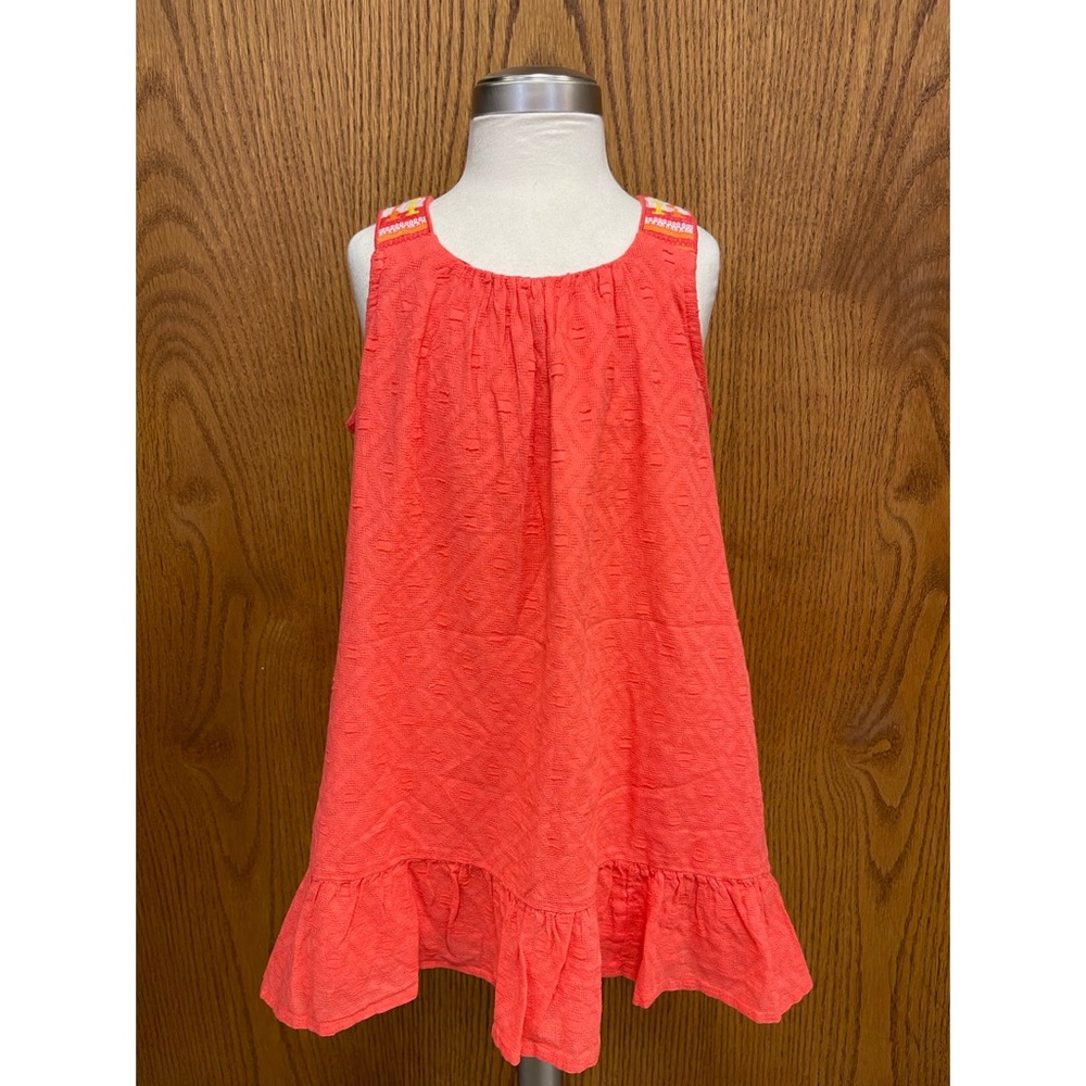 Anthropologie Coral Embroidered Kids Dress NWT - Picture 8 of 11